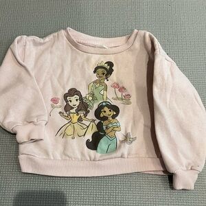 Disney Princess Light Pink Kids Sweatshirt